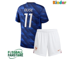 Frankreich Michael Olise #11 Replik Heimtrikot Kinder WM 2026 Kurzarm (+ Kurze Hosen)